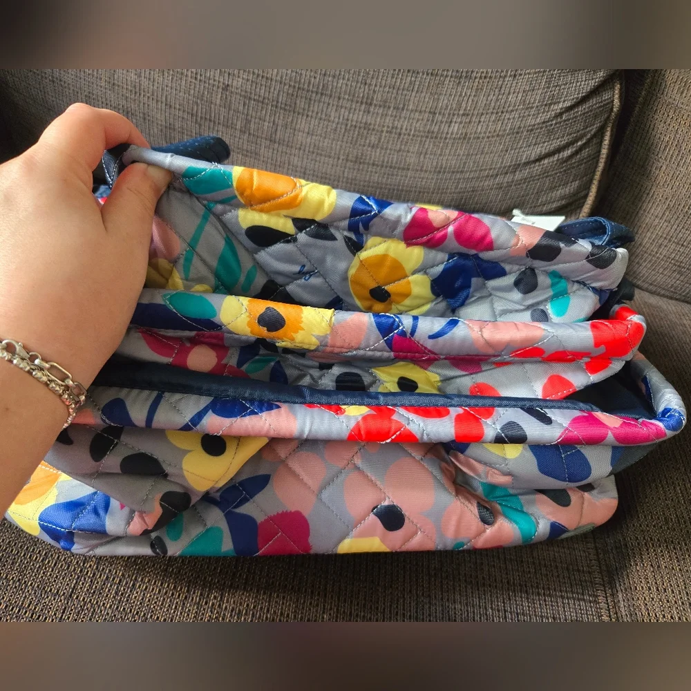 NWT Lug Crescendo 3pc Reversible Storage Bins in Wildflower Multi - Picture 6 of 8